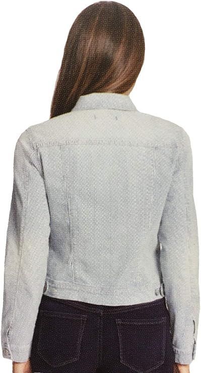Nine West Jeans Sarah Denim Jacket M - Pisa Stripe by Nine West - Image 2