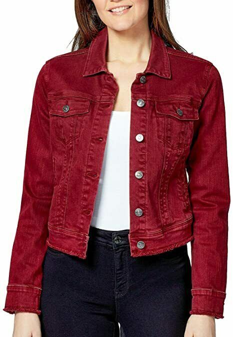 Nine West Jeans Sarah Denim Jacket S - Cabernet by Nine West - Refurbished - Brand New condition - US$61.48