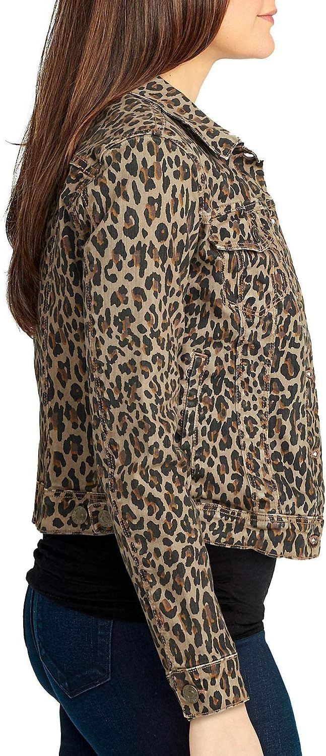 Nine West Jeans Sarah Denim Jacket S - Tan Bengal Bonanza by Nine West - Image 2