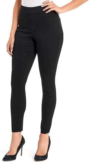Nine West Women's Heidi Pull-On Skinny Jeans 8 - Black Rinse by Nine West - Refurbished - Brand New condition - US$40.98