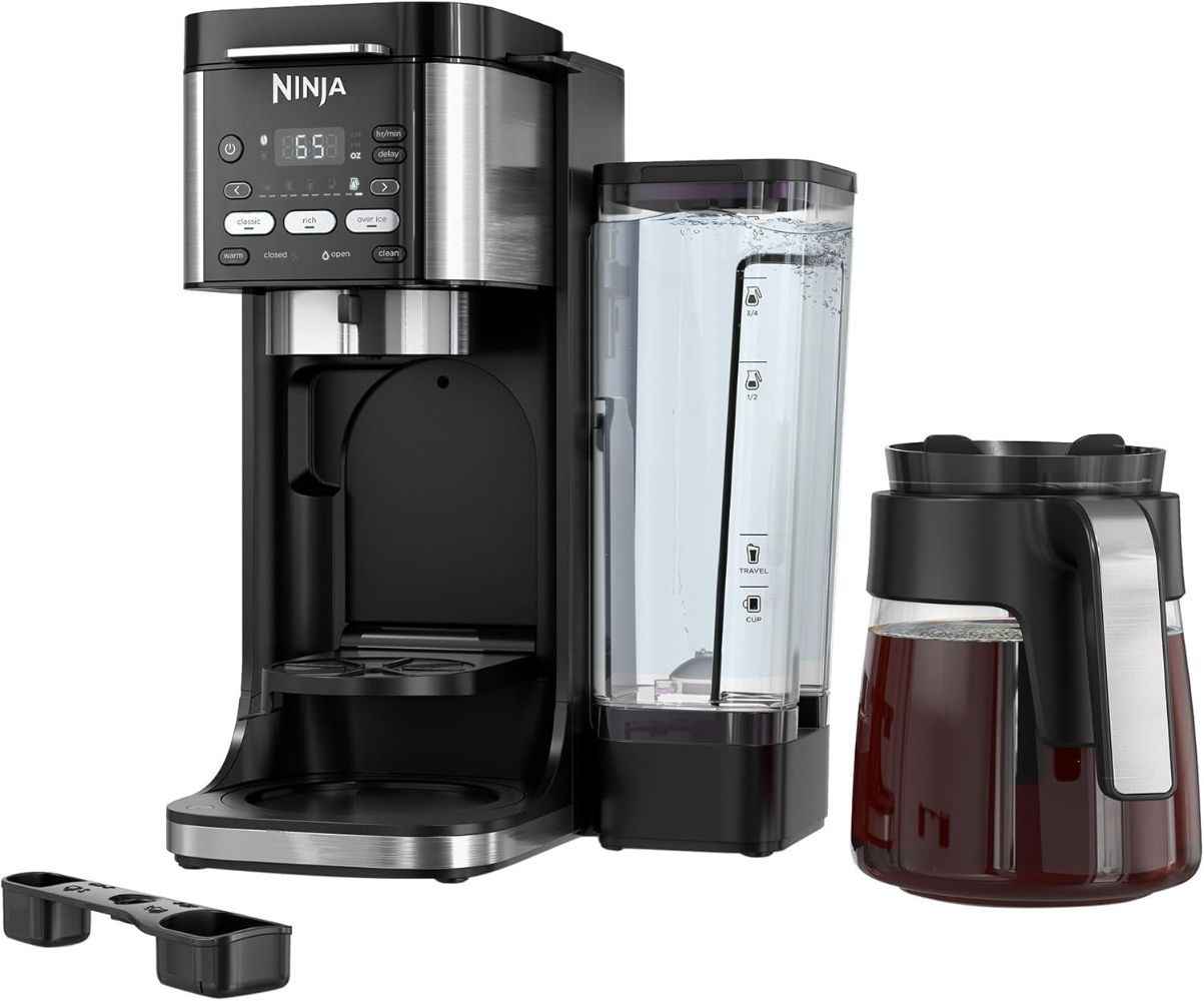 Ninja CFP105 Single-Serve K-Cups DualBrew Hot & Iced Coffee Maker - Black by Ninja - Refurbished - Very Good condition - US$242.49