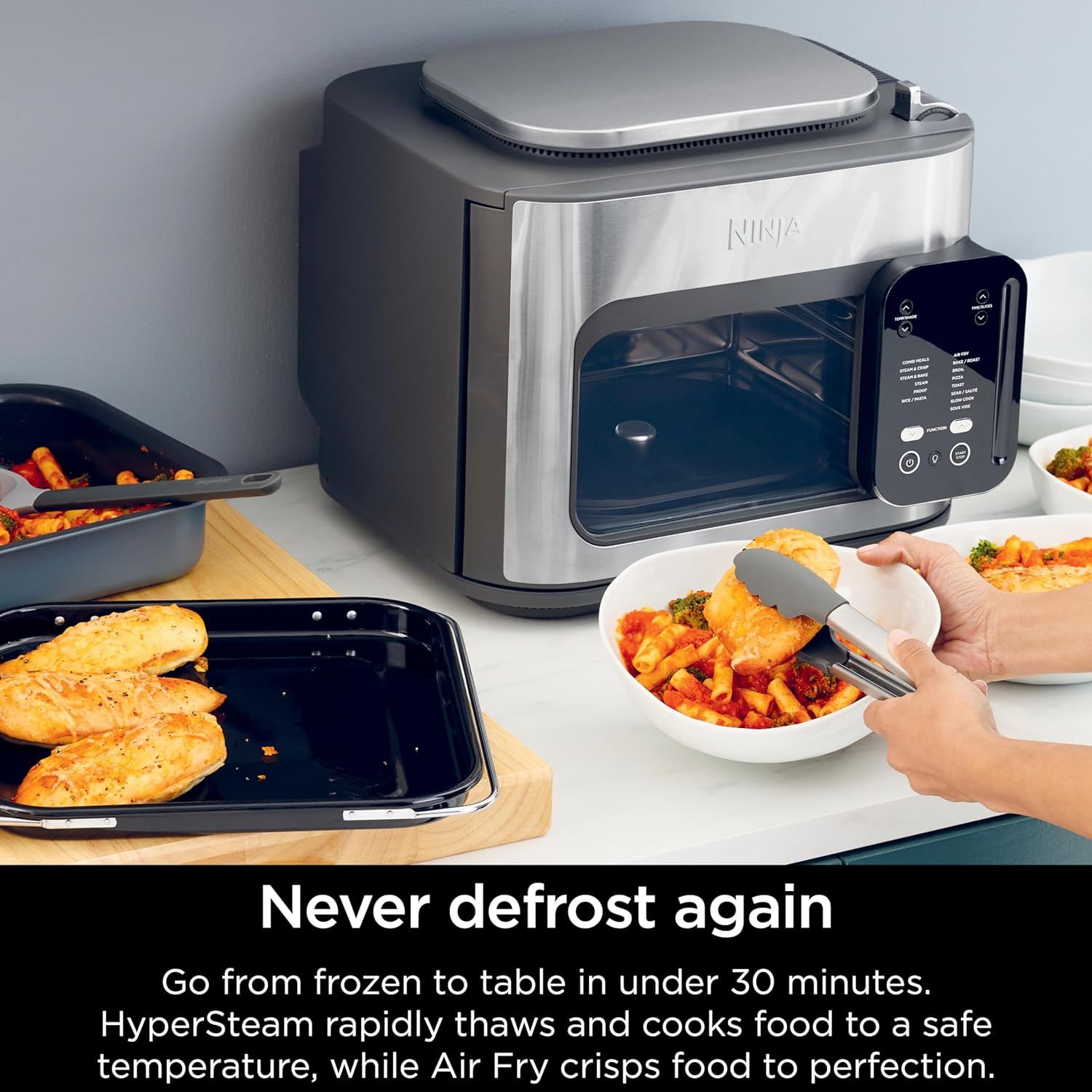 Ninja Combi(TM) All-in-One Multicooker | Oven and Air Fryer Bundle (SFP701B) - Grey by Ninja - Refurbished - Very Good condition - Image 4