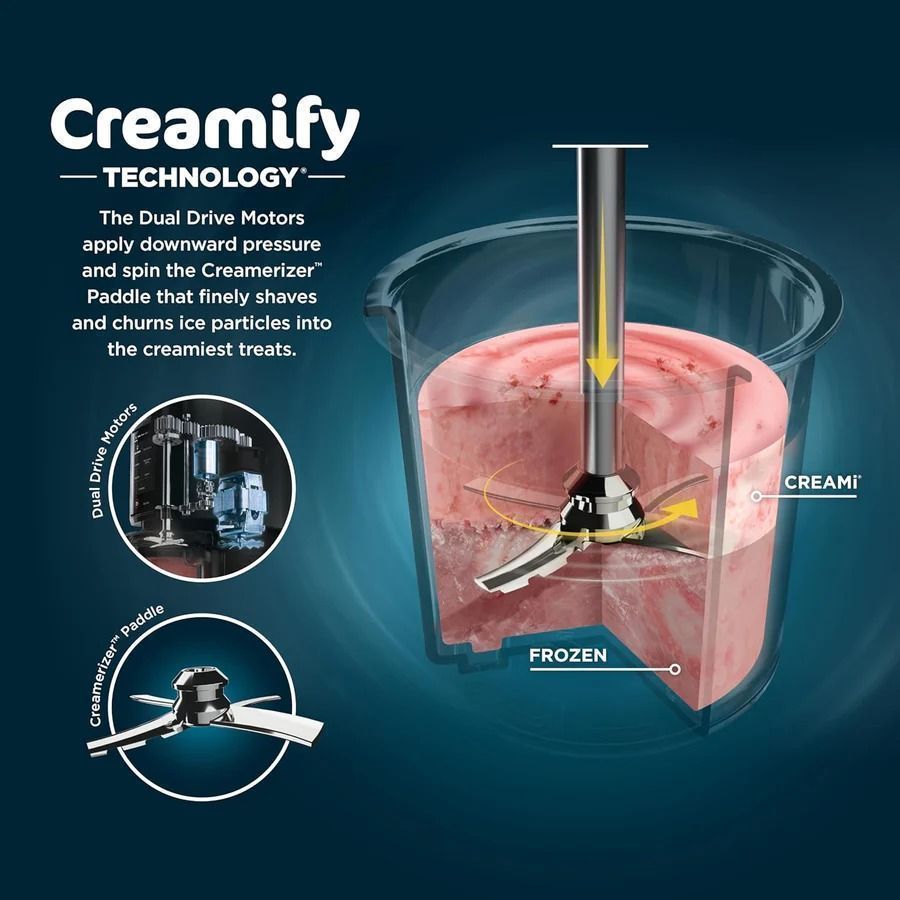 Ninja NC301 CREAMi Ice Cream Maker - Silver by Ninja - Image 3