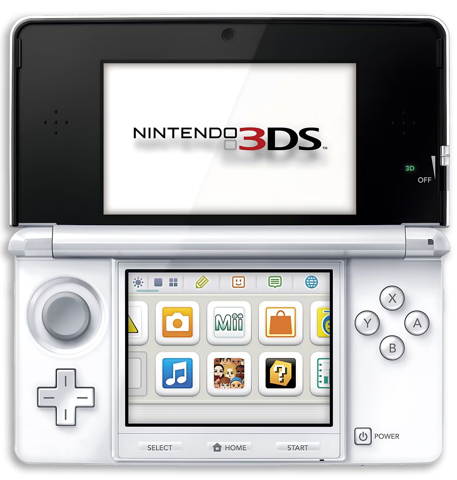Nintendo 3DS Handheld Gaming Console - 2GB - Ice White by Nintendo - Refurbished - Very Good condition - Image 2