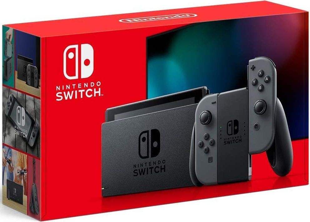 Nintendo Switch Console Version 2 with Joy Con - Gray by Nintendo - Refurbished - Very Good condition - US$917.99