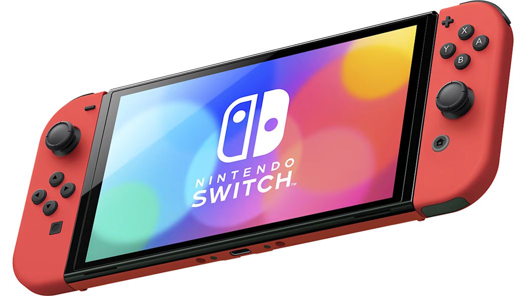 Nintendo Switch OLED Model Mario Red Edition - Red by Nintendo - Refurbished - Very Good condition - Image 3