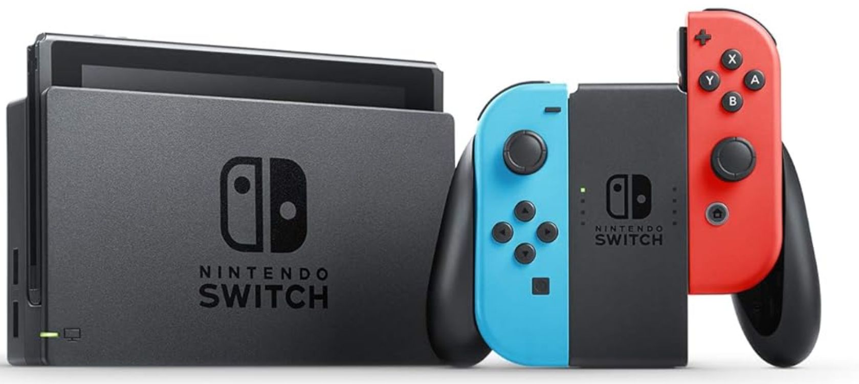 Nintendo Switch with Neon Blue and Neon Red Joy‑Con - 32GB - Multicolor by Nintendo - Image 2