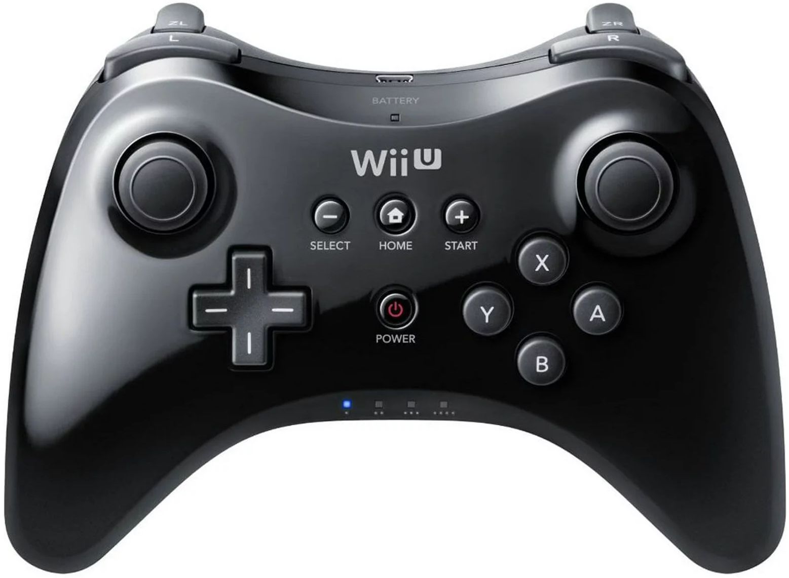 Nintendo Wii U Gamepad Pro Controller - Black by Nintendo - Refurbished - Very Good condition - US$40.97
