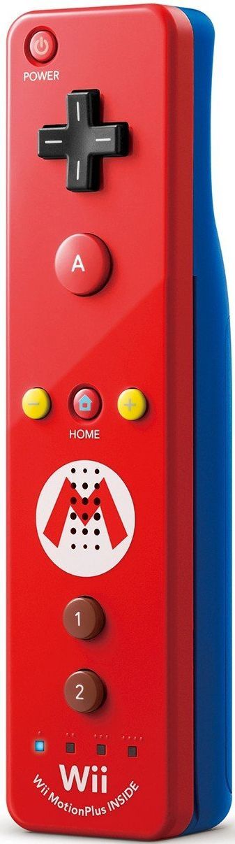 Nintendo Wireless Motion Sensor Wii Remote MotionPlus - Mario Edition by Nintendo - Refurbished - Very Good condition - US$81.44