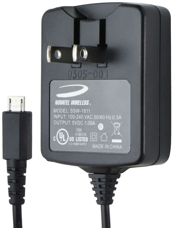 Novatel Wireless SSW-1811 Mifi Hotspot Home Travel Charger - Black by Novatel Wireless - Refurbished - Very Good condition - US$6.98