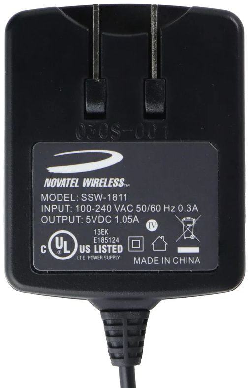 Novatel Wireless SSW-1811 Mifi Hotspot Home Travel Charger - Black by Novatel Wireless - Refurbished - Very Good condition - Image 2