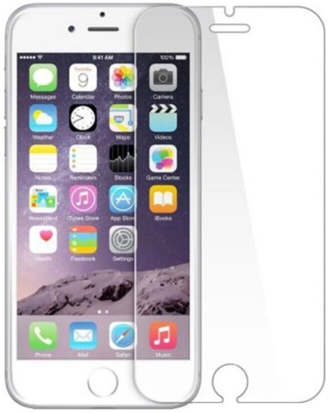 Nuglas Crystal Clear Tempered Glass Screen Protector (Front + Back) for iPhone 8 Plus - Clear by Nuglas - Refurbished - Brand New condition - US$8.78