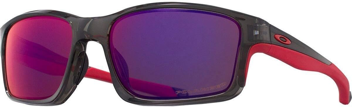 Oakley Chailink Man Sunglasses Polished OO9247 - Oored Irid Polarized / Grey Smoke by Oakley - Image 3
