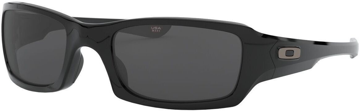 Oakley Fives Squared Mens Sunglasses - Grey Lenses/Polished Black Frame by Oakley - Image 2