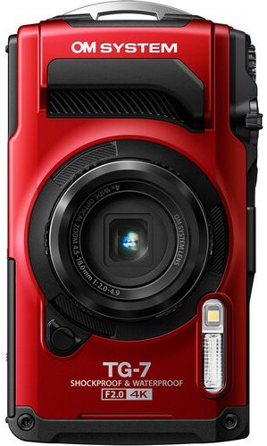 OM System Tough TG-7 Digital Camera - Red by OM System - Image 2