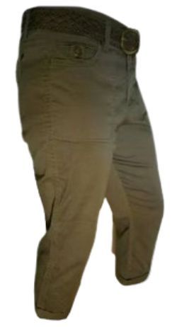 One5One Crop Pant Size 8 - Olive by One5One - Image 2