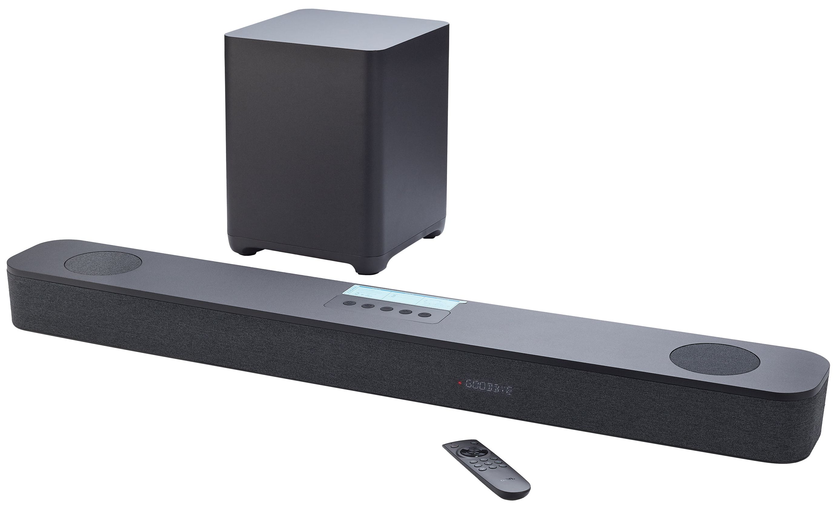 onn. 42" 5.1.2 Soundbar with Dolby Atmos and Wireless Subwoofer - Black by onn. - Image 2