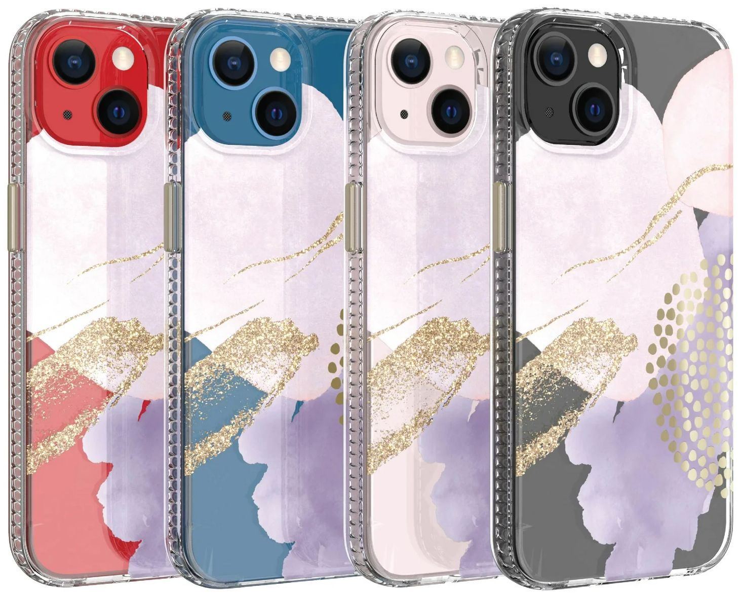 Onn. Protect Phone Case for iPhone 13 - Lilac Abstract Art by Onn. - Refurbished - Brand New condition - Image 2