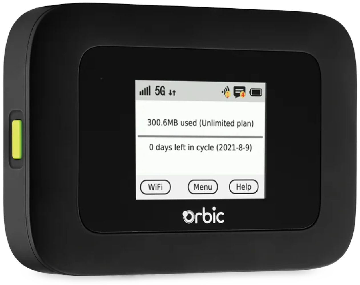Orbic R500L5 0 [R500LG] Speed 5G UW Mobile Hotspot (Verizon) - Black by Orbic - Image 2