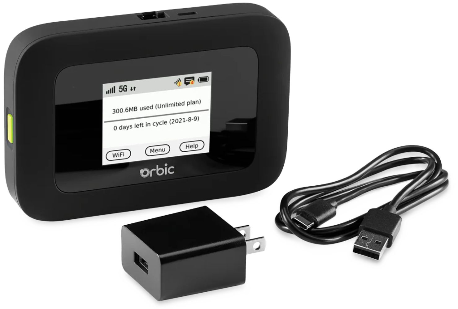 Orbic R500L5 0 [R500LG] Speed 5G UW Mobile Hotspot (Verizon) - Black by Orbic - Image 6