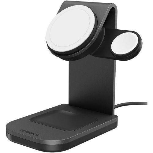 OtterBox 3-in-1 Charging Station with MagSafe 15W - Black by OtterBox - Refurbished - Good condition - US$62.49