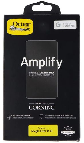OtterBox Amplify Flat Glass Screen Protector for Google Pixel 3a XL - Clear by OtterBox - Refurbished - Brand New condition - US$13.93