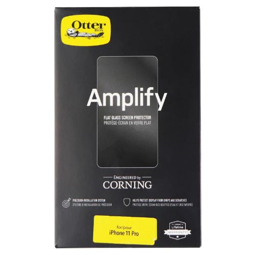 OtterBox Amplify Flat Glass Screen Protector for iPhone 11 Pro - Clear by Otterbox - Refurbished - Brand New condition - US$26.93
