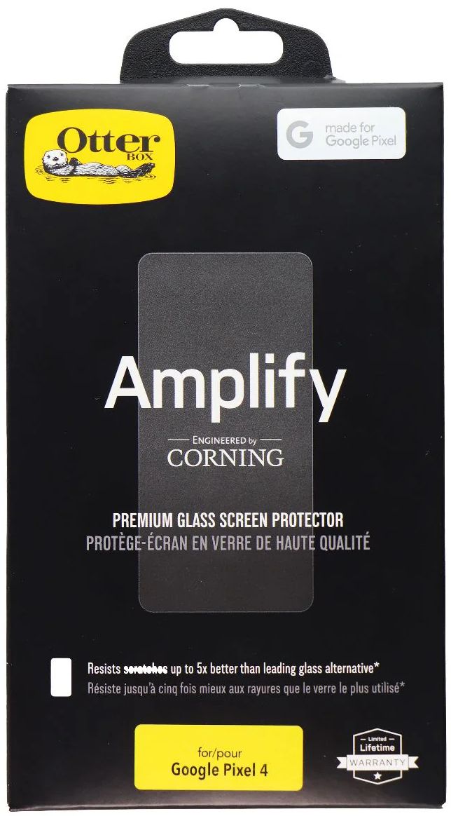 OtterBox Amplify Glass Screen Protector for Google Pixel 4 - Clear by OtterBox - Refurbished - Brand New condition - US$14.42