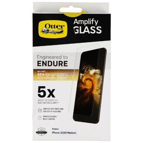 Otterbox Amplify Glass Screen Protector for iPhone 13 Pro Max - Clear by Otterbox - Refurbished - Brand New condition - US$13.86
