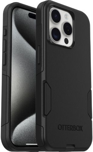 Otterbox Commuter Series Phone Case for iPhone 15 Pro Max - Black by Otterbox - Refurbished - Brand New condition - US$41.48
