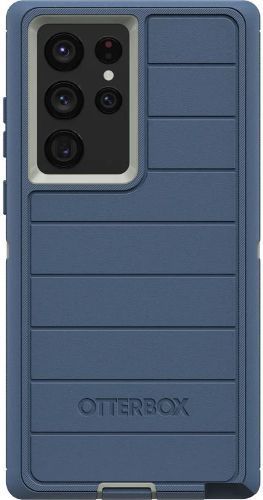 Otterbox Defender Pro Series Phone Case for Galaxy S22 Ultra - Fort Blue (Blue) by Otterbox - Refurbished - Very Good condition - US$39.45