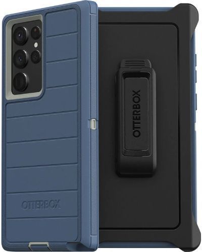 Otterbox Defender Pro Series Phone Case for Galaxy S22 Ultra - Fort Blue (Blue) by Otterbox - Refurbished - Very Good condition - Image 3
