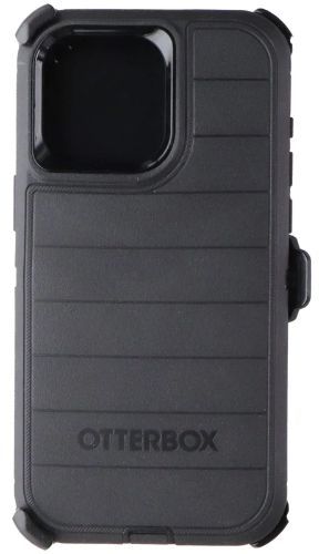 OtterBox Defender Pro Series Phone Case for iPhone 15 Pro Max - Black by OtterBox - Refurbished - Good condition - US$38.49