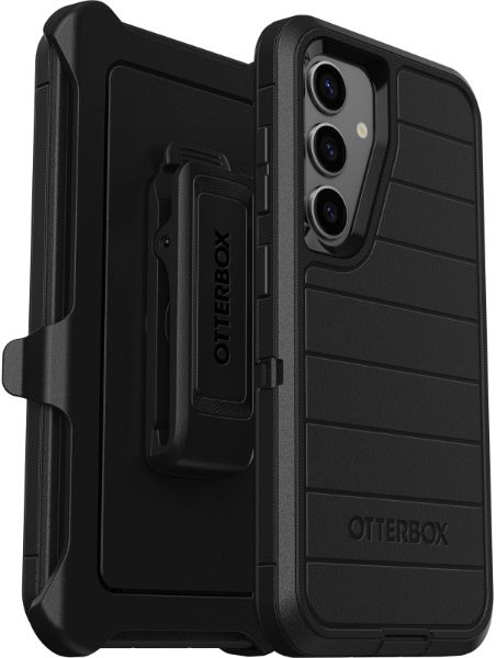 OtterBox Defender Pro Series Phone Case for Samsung Galaxy S24 - Black by OtterBox - Refurbished - Very Good condition - US$41.48