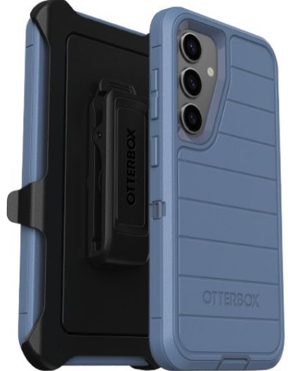 OtterBox Defender Pro Series Phone Case & Holster for Samsung Galaxy S24 - Baby Blue by OtterBox - Refurbished - Brand New condition - US$46.43