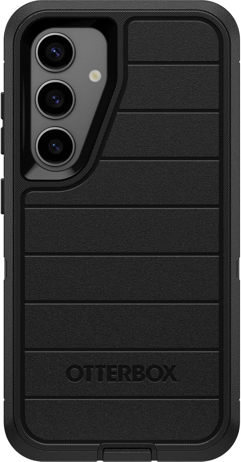 OtterBox Defender Pro Series Phone Case & Holster for Samsung Galaxy S24 - Black by OtterBox - Image 2