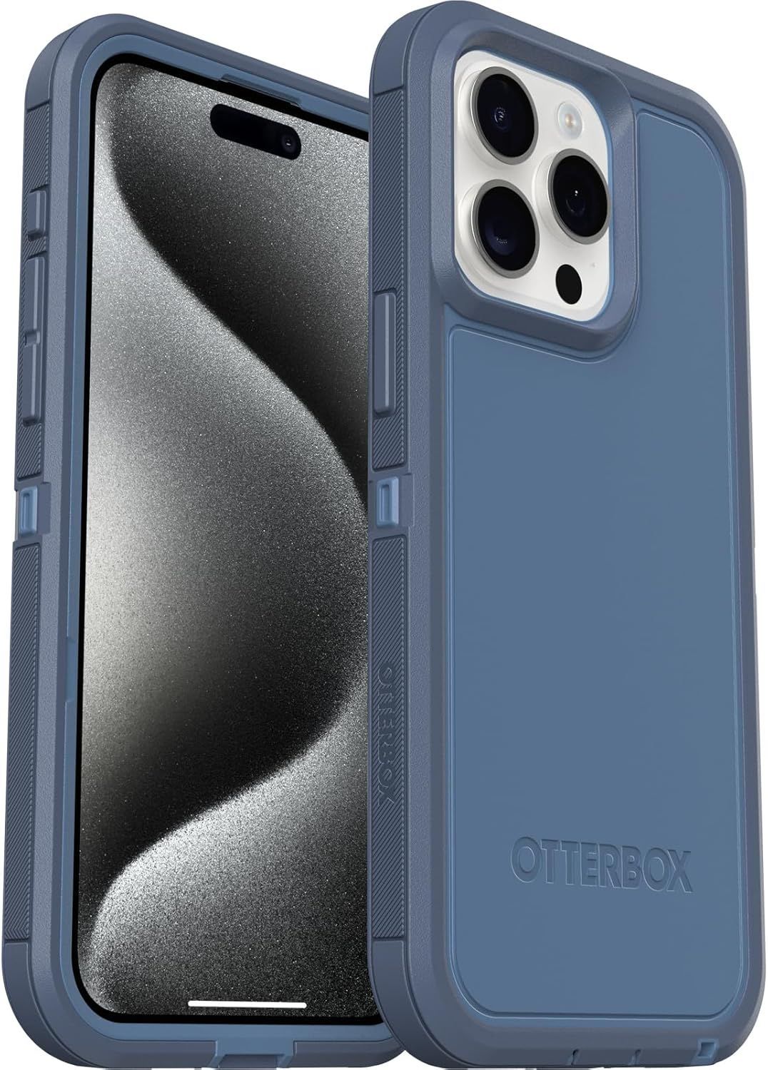 OtterBox Defender Pro XT Phone Case with MagSafe for iPhone 15 Pro - Baby Blue Jeans by OtterBox - Refurbished - Brand New condition - US$45.83