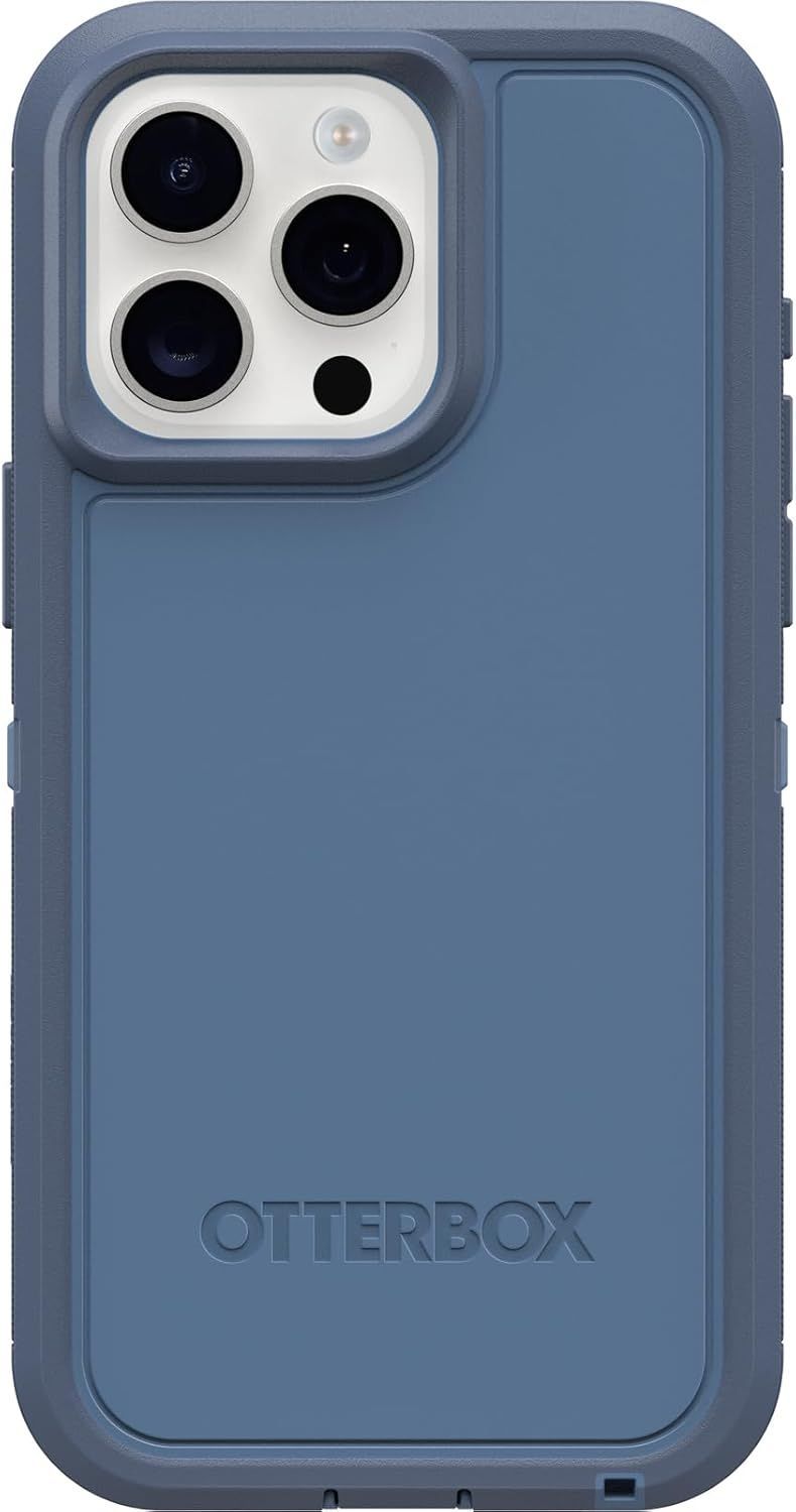 OtterBox Defender Pro XT Phone Case with MagSafe for iPhone 15 Pro - Baby Blue Jeans by OtterBox - Image 2