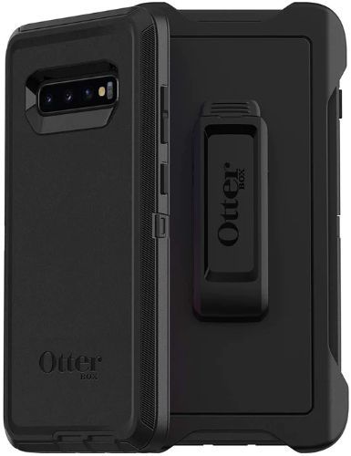 OtterBox Defender Series Phone Case + Holster for Galaxy S10+ - Black by OtterBox - Refurbished - Brand New condition - CA$71.48