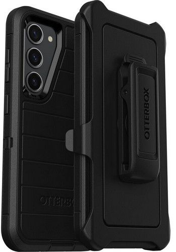 Otterbox Defender Series Phone Case + Holster for Samsung Galaxy S23 - Black by Otterbox - Refurbished - Brand New condition - CA$56.48