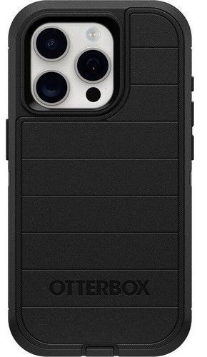 Otterbox Defender Series Pro Phone Case + Holster for iPhone 15 Pro - Black by Otterbox - Image 2