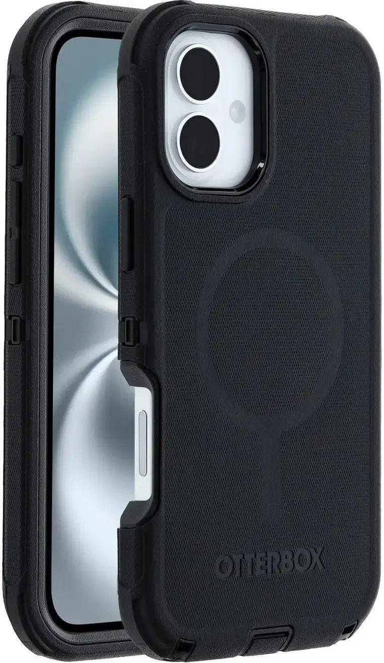 OtterBox Defender Pro Series Phone Case with MagSafe for iPhone 16 Plus - Black by OtterBox - Image 7