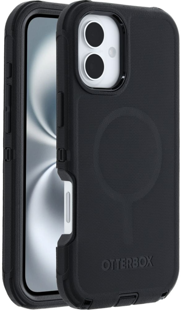 OtterBox Defender Pro Series Phone Case with MagSafe for iPhone 16 Plus - Black by OtterBox - Refurbished - Brand New condition - US$70.38