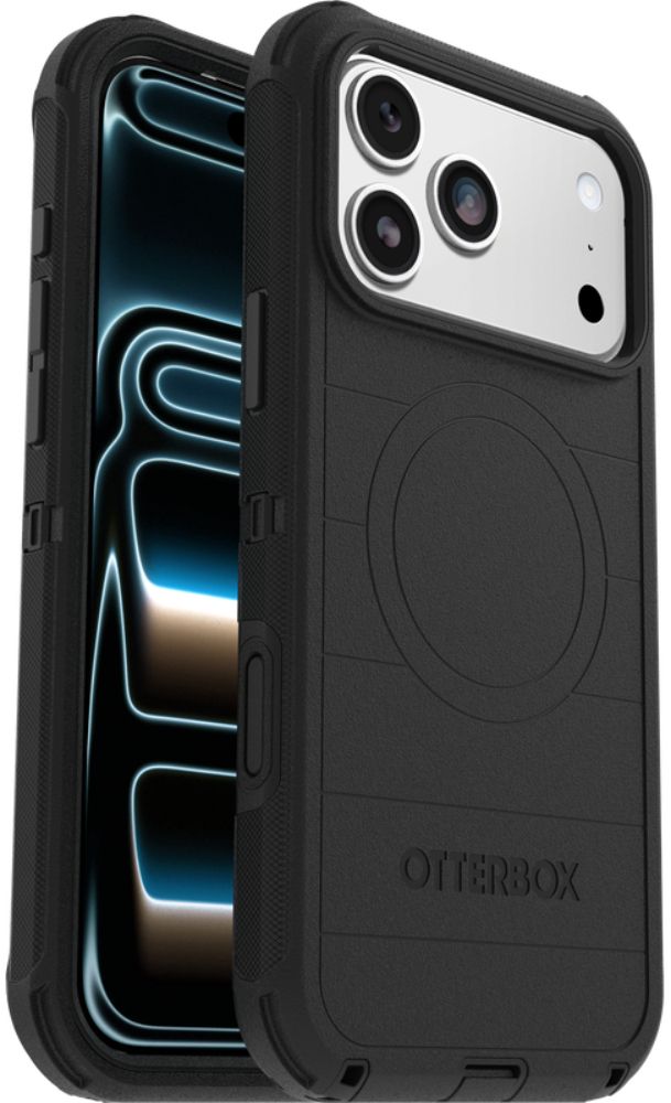 OtterBox Defender Series Pro Phone Case with MagSafe for iPhone 17 Pro Max - Black - Brand New by OtterBox - Refurbished - Brand New condition - US$59.33