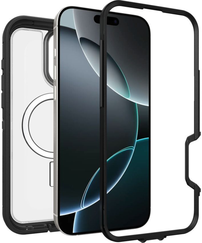 OtterBox Defender Series Pro XT Phone Case with MagSafe for iPhone 16 Pro Max - Dark Side (Clear/Black) by OtterBox - Image 3