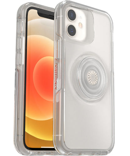 Otterbox Otter + Pop Symmetry Series Clear Phone Case for iPhone 12 mini - Clear by Otterbox - Refurbished - Brand New condition - US$12.68