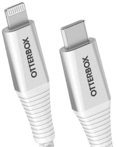 OtterBox Premium Pro Lightning to USB-C Fast Charge Cable (2M) - Ghostly Past (White) by OtterBox - Refurbished - Brand New condition - Image 2