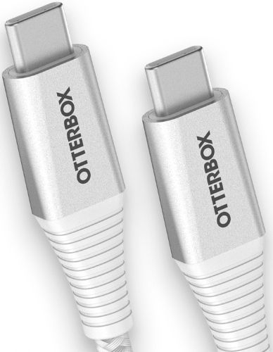 OtterBox Premium Pro USB-C to USB-C Fast Charge Cable (2M) - Ghostly Past (White) by OtterBox - Refurbished - Brand New condition - Image 2