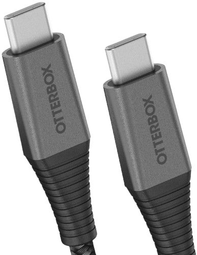 OtterBox Premium Pro USB-C to USB-C Fast Charge Cable (2M) - Haunted Hour (Black) by OtterBox - Refurbished - Brand New condition - Image 2