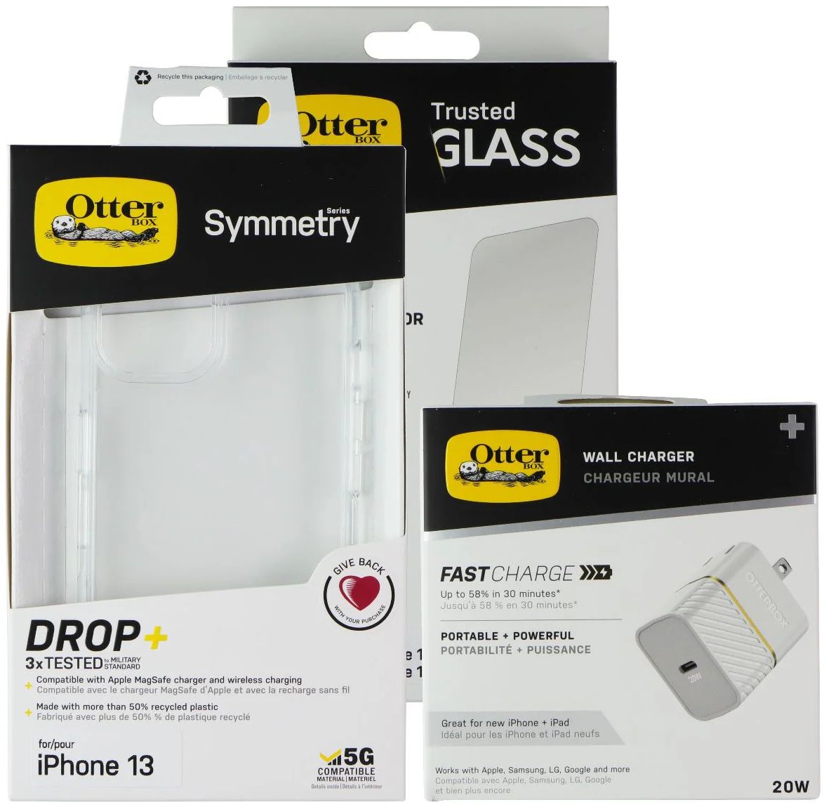 OtterBox Protection + Power Kit Bundle for iPhone 13 - Clear by OtterBox - Image 2